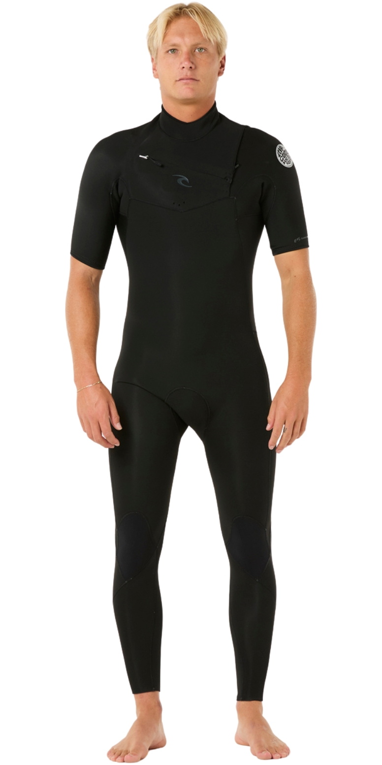 2026 C-Skins Mens NuWave Session Lite 2/2mm Chest Zip Short Arm